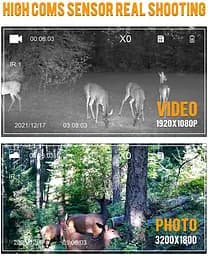 Бінокль нічного бачення NV500 5X 1080P (до 500м) Full Dark IR + карта 32G - мініатюра 10