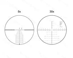 Приціл оптичний Vector Optics Continental 5-30x56 (34mm) illum. FFP Ranging - мініатюра 3