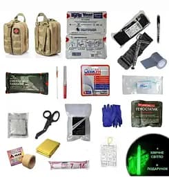 Аптечка укомплектованная образца НАТО №2 в подсумке с быстрым сбросом