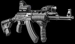 Приклад Fab Defense для AK з тримачем магазину чорний без буферної труби - мініатюра 2