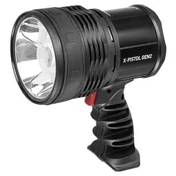 Фонарь ручной Mactronic X-Pistol GEN2 1500 Лм 530 м IPX6 Li-ion 5400 мАч фокусировка micro USB черный