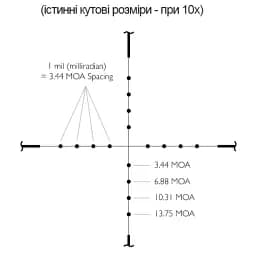 Приціл оптичний Hawke Vantage 2-7x32 AO сітка Mil-Dot - мініатюра 5