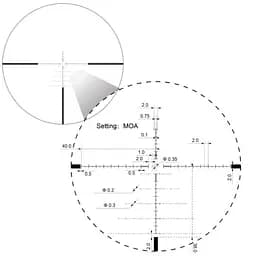Приціл оптичний Vector Optics Sentinel 6-24x50 (30 мм) illum. FFP VSE-3 MOA - мініатюра 2