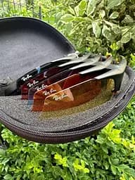 Окуляри тактичні Ray-Ban з 5 змінними лінзами (Чорні) - мініатюра 5