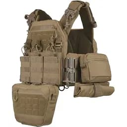 Плитоноска Kiborg GU gen.2 + 6 подсумков Coyote (1000-k66002)