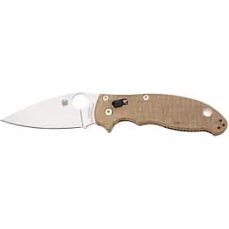Нож Spyderco Manix 2 CPM Cru-Wear Micarta Brown