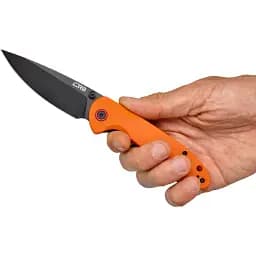 Ніж CJRB Feldspar Black Blade Orange - мініатюра 5