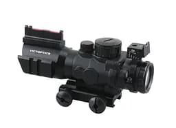 Приціл оптичний Vector Optics C1 4x32 Red, Green, Blue Chevron - мініатюра 3