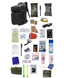 Укомплектованный медицинский тактический рюкзак №1 серый