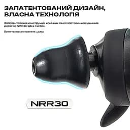 Активні захисні навушники (беруші) Earmor M20T PRO Black з Bluetooth 5.4 (96-00107) - мініатюра 9
