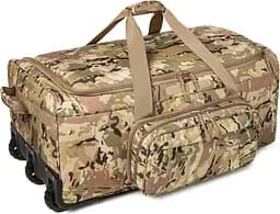 Велика дорожня сумка-чемодан армійська на колесах Multicam 118 л Solve KT6008806