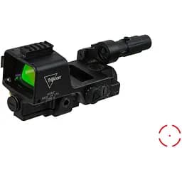 Коллиматорный прицел Trijicon MGRS Red Segmented Circle 3 MOA с увеличителем 3х