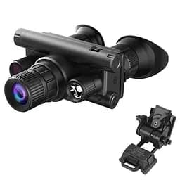 Комплект очки ночного видения ННВ Nectronix Z9157 + черное металлическое крепление на шлем Wilcox L4G24 (101171-981)