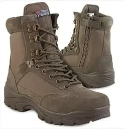 Черевики тактичні Mil-Tec з блискавкою Tactical Side Zip Boot YKK коричневі 12822109 розмір 44