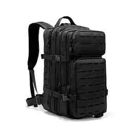 Тактичний похідний рюкзак Solve на 20 л Laser Cut MOLLE Чорний KT6003202