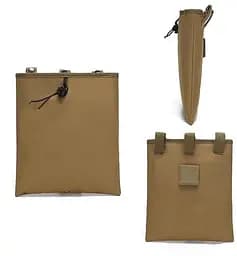Тактична Сумка скидання, Підсумок під скидання магазинів Койот molle Drop Pouch B212 - мініатюра 1