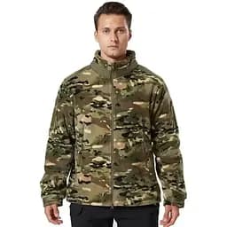 Тактична флісова куртка для осені та зими Solve Woodland KT6000606 - розмір S