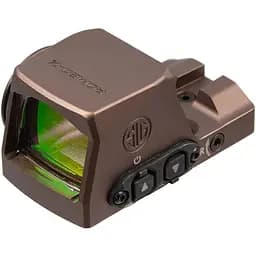 Прицел коллиматорный Sig Optics ROMEO-X PRO FOOTPRINT, OPEN, 2 MOA DOT&32 MOA CIRCLE, FDE