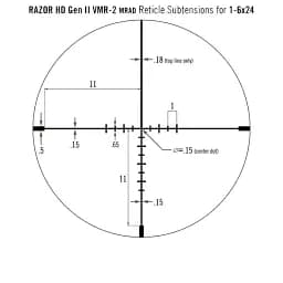 Приціл оптичний Vortex Viper PST Gen II 1-6x24 сітка VMR-2 MRAD - мініатюра 10