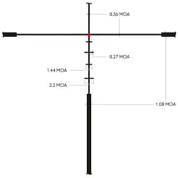 Приціл оптичний Hawke Endurance FD 1.7-10x44 сітка LR2 з підсвічуванням - мініатюра 6
