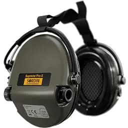 Активні захисні навушники Sordin Supreme Pro-X Neckband Olive із заднім тримачем під шолом (76302-X-S) - мініатюра 3