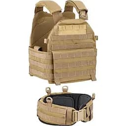 Жилет тактический Defcon 5 Carrier With Belt Coyote Tan (1013-1422.02.68)
