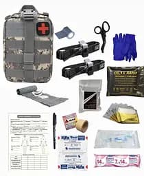 Аптечка укомплектованная №4 Rescue Ready в подсумке с быстрым сбросом пиксель