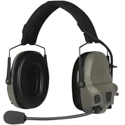 Наушники Ops-Core AMP Communication Headset-Connectorized активные верхний держатель Ranger Green