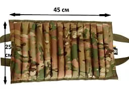 Килимок для сошок стрілецький GEN 2 45×25 см | Середній мат із піском для стабільності зброї - мініатюра 2