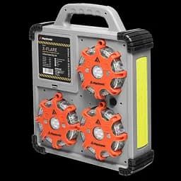 Комплект ліхтарів професійних Mactronic X-Flare (30 Lm) Red/Blue/Amber Recharg 12/220V (PSD0112) - мініатюра 2