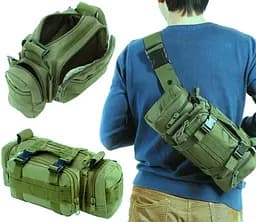 Тактична армійська чоловіча сумка Molle Combat Sachet Хакі - мініатюра 6