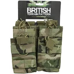 Подсумок под магазины АК Kombat UK Double DUO Mag Pouch Мультикам (1000-kb-ddmp-btp)