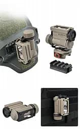 Ліхтар тактичний Sidewinder Compact II на шолом +CR123A (Койот) - мініатюра 8