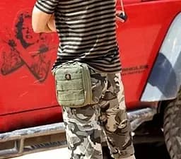 Тактична аптечка армійська сумка для медикаментів хакі - мініатюра 5