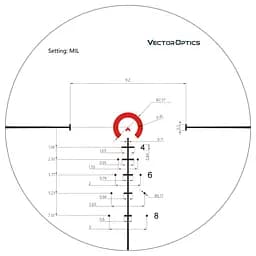 Приціл оптичний Vector Optics Continental 1-6x28 (34mm) illum. FFP Tactical - мініатюра 9