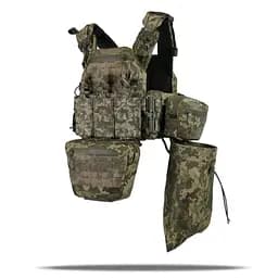 Плитоноска Kiborg GU gen.2 + 6 підсумків Pixel (1000-k45002) - мініатюра 3