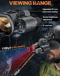 Прилад нічного бачення NV-880 8x16MP 1080P HD WiFi 850nm (до 600м у темряві) + кріплення FMA L4G2 (пластик) - мініатюра 8