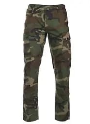 Тактичні штани Mil-Tec Teesar RipStop BDU Slim Fit woodland 11853120 - ХL