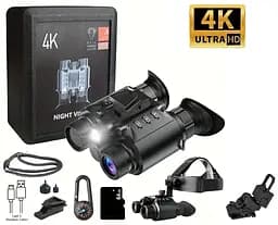 Бінокль нічного бачення Z9158 4K FHD HD 850нм (до 600м у темряві) MicroSD 64GB + кріплення FMA L4G24 - мініатюра 9