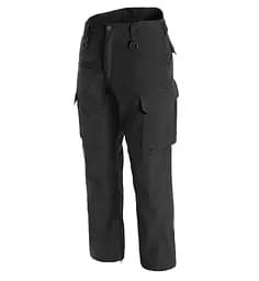Штани тактичні чорні Softshell зимові водонепроникні Black Mil-tec 11360002 - L