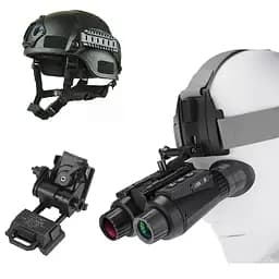 Бинокуляры ночного видения NV8300 HD 4K (до 500м) + шлем (ABS пластик) + крепление FMA L4G24 + карта 64Гб