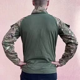 Сорочка чоловіча тактична з липучками мультикам ЗСУ Україна Ubaks Убакс XXXL 56 р - мініатюра 2