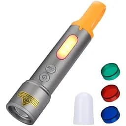 Потужний тактичний ліхтар SV-X723-TG 3LED Zoom Li-Ion акумулятор 3 фільтри Type-C кейс Box