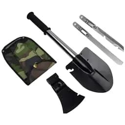 Лопата cаперна TV One 4 в 1 лопата мультитул складана туристична багатофункціональна