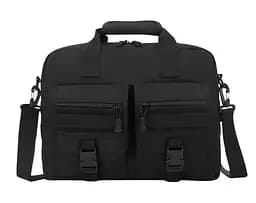 Дорожня тактична сумка для документів і ноутбука Solve Black KT6007102 - мініатюра 1