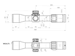Приціл оптичний KAHLES K328i DLR CCW 3.5-28x50 (36 мм) illum. Skmr4+ w-right FFP - мініатюра 3