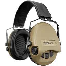 Активные наушники Sordin Supreme MIL AUX Slim с верхним песочным держателем