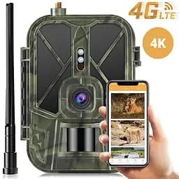 Фотопастка 4G камера для полювання з акумулятором 8000 мАг Suntek HC-940Pro, передача 4К відео на смартфон (100968) - мініатюра 3