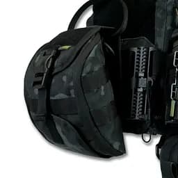Плитоноска Kiborg GU gen.2 + 8 підсумків Black Multicam (1000-k77001) - мініатюра 9