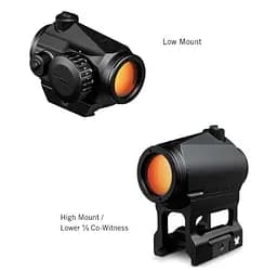 Приціл коліматорний Vortex Crossfire Red Dot Weaver з точкою 2 МОА (CF-RD2) - мініатюра 4